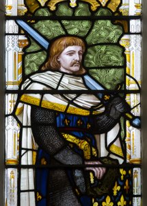 Cambridge, Trinity College, Heaton Butler e Bayne, Henry Holiday, Ludovicus, 1870, adaptado de Carl Almquist de Henry Holiday