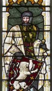 Cambridge, Trinity College, Heaton Butler e Bayne, Henry Holiday, Simon de Montfort, 1870, adaptado de Carl Almquist de Henry Holiday