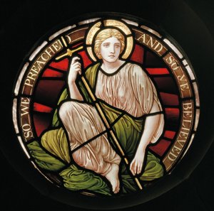 Fé, 1888 (vitral) de Henry Holiday