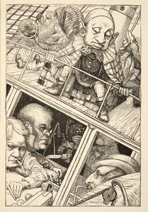 Ele havia esquecido completamente seu nome &39;, de A Caça do Snark, uma Agonia em Oito Seis, de Lewis Carroll, pub. 1876 de Henry Holiday
