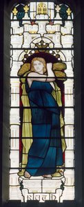 Rute com milho, 1881-83 (vitral) de Henry Holiday