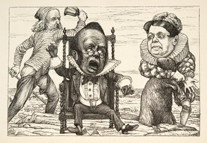 Tão grande era seu susto que seu colete ficou branco ”, de A Caça do Snark, uma Agonia em Oito Seis, de Lewis Carroll, pub. 1876 de Henry Holiday