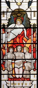 The Fiery Furnace, 1881-83 (vitral) de Henry Holiday