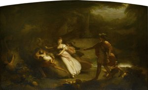 A Contenda de Oberon e Titânia para o Garoto Indiano, de Ato II de 1812 de William Shakespeare, 1832