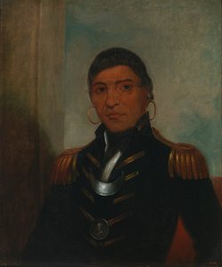 Big Buffalo Chippewa, 1832-1833. de Henry Inman