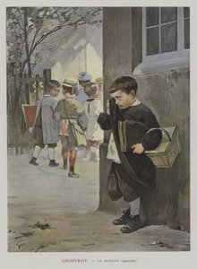 Em Holding (cor litho) de Henry Jules Jean (after) Geoffroy