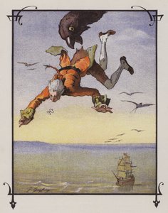 Gulliver em Brobdingnag de Henri Jules Jean Geoffroy