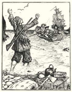 Alexander Selkirk (litho) de Henry Justice Ford