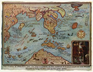 Um mapa imaginário da América, 1500