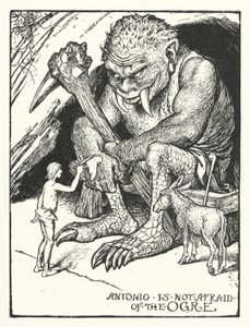 Antonio Não Tem Medo do Ogre (gravura) de Henry Justice Ford
