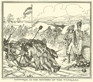 Bonaparte na Bateria do Destemido de Henry Justice Ford