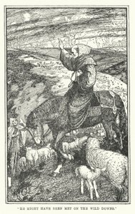 "Ele pode ter sido encontrado em descidas selvagens" (litho) de Henry Justice Ford