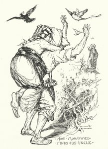 Como Mohammed encontra o seu tio (gravura) de Henry Justice Ford