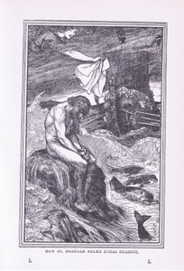 Como São Brendan encontrou Judas Iscariotes, 1912 de Henry Justice Ford