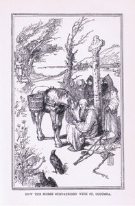 Como o cavalo simpatizou com São Columba, 1912 de Henry Justice Ford
