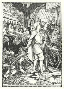 Ilustração para O Progresso do Peregrino de John Bunyan (litografia)