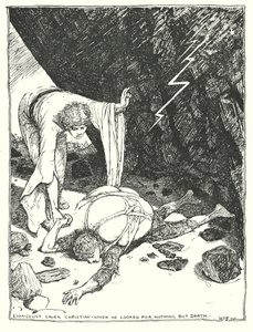 Ilustração para O Progresso do Peregrino de John Bunyan (litografia) de Henry Justice Ford