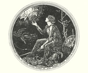 Ilustração para O Progresso do Peregrino de John Bunyan (litografia) de Henry Justice Ford