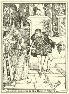 Jeannes Rudeness ao duque de Cleves de Henry Justice Ford