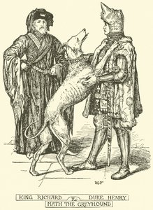 Rei Richard e Duque Henry Math, o Galgo de Henry Justice Ford