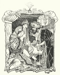 Neangir Vê a Imagem da Argentina (gravura) de Henry Justice Ford