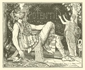 Príncipe Narciso e a Princesa Potentilla (gravura) de Henry Justice Ford