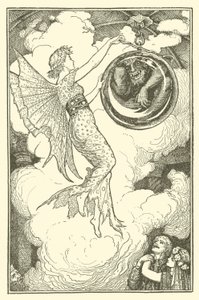Príncipe Narciso e a Princesa Potentilla (gravura) de Henry Justice Ford