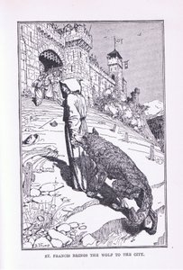 São Francisco traz o lobo para a cidade, 1912 de Henry Justice Ford