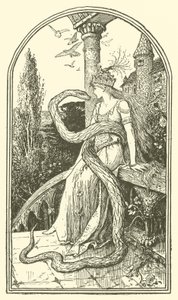 A Serpente Encantada (gravura) de Henry Justice Ford
