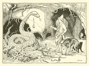 O Relógio Encantado (gravura) de Henry Justice Ford