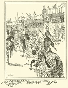 O Rei Pára o Duelo (gravura) de Henry Justice Ford