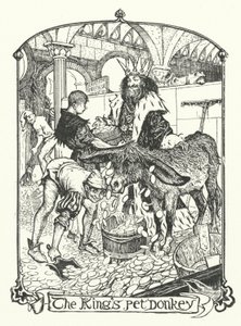 O burro de carga do rei (gravura) de Henry Justice Ford