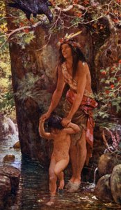 A garota o banhava todas as manhãs na piscina de Henry Justice Ford