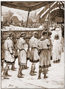 Funeral de Edward o Confessor de Henry Marriott Paget