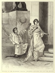 Hypatia no Teatro Haymarket, Philammon declarando seu amor por Hypatia