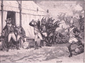 Surpresa para Frederico em Hochkirch AD 1758 de Henry Marriott Paget