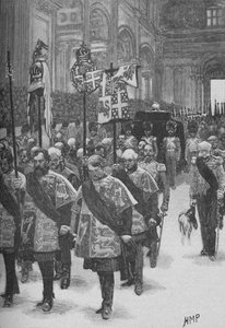 O enterro de Wellington, c1890 de Henry Marriott Paget