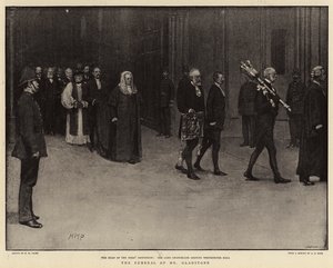 O funeral do senhor Gladstone