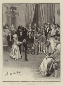 Bola de fantasia de Lady Mayoress na mansão