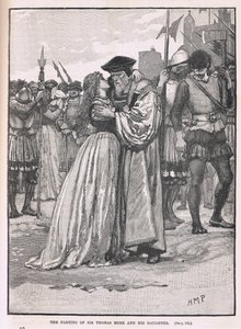 A despedida de Sir Thomas More e sua filha 1534 de Henry Marriott Paget