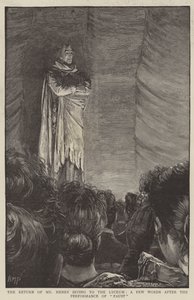 O retorno do Sr. Henry Irving ao Liceu, algumas palavras após o desempenho de Faust de Henry Marriott Paget