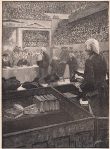 O julgamento de Warren Hastings AD 1788 de Henry Marriott Paget