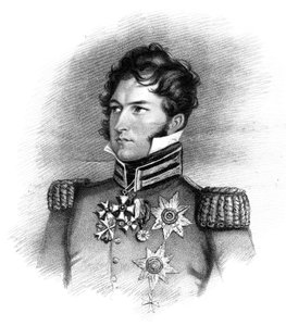 Príncipe Leopoldo George Christian Frederick de Saxe-Coburg-Saalfeld, 1816.