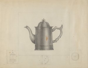 Cafeteira de Estanho