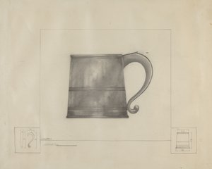 Caneca de estanho