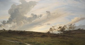 Uma Noite Selvagem Depois da Chuva, Yorkshire de Henry Moore