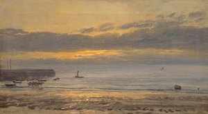 Antes do nascer do sol, Scarborough - Low Water, 1878