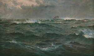 Tempo difícil no Mediterrâneo, 1874, c1930.