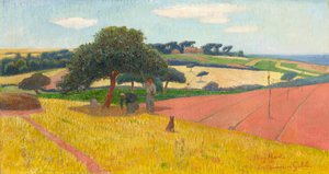 Os Culms em Guidel, 1891. de Henry Moret