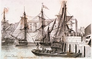 Docas de Londres de Henry Moses